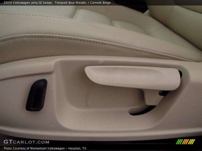 Tempest Blue Metallic / Cornsilk Beige 2014 Volkswagen Jetta SE Sedan