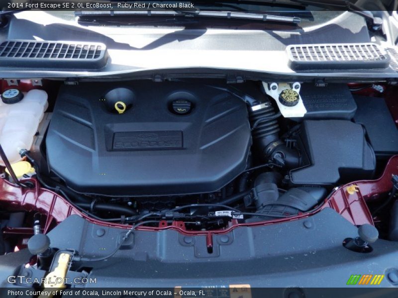 Ruby Red / Charcoal Black 2014 Ford Escape SE 2.0L EcoBoost
