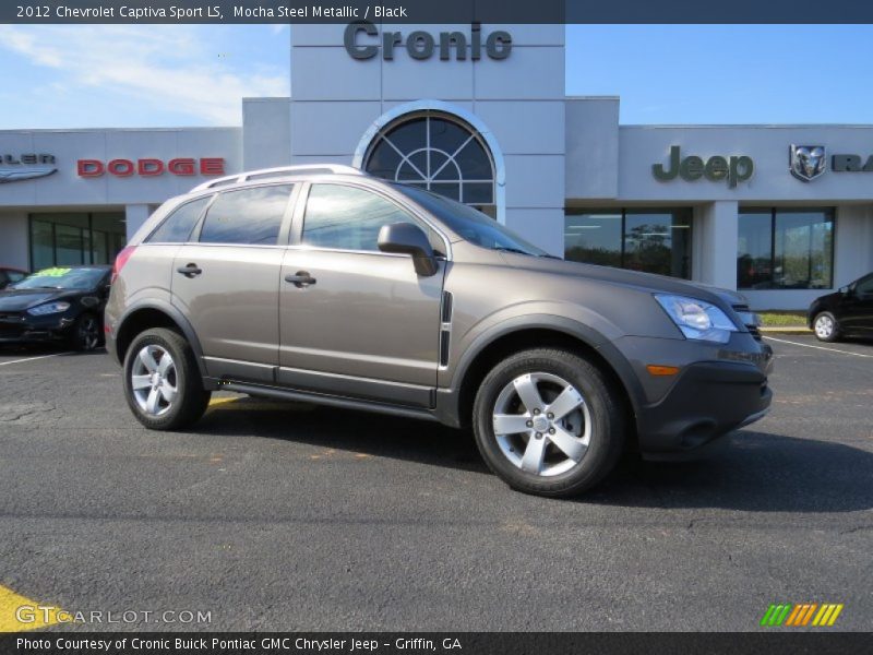 Mocha Steel Metallic / Black 2012 Chevrolet Captiva Sport LS