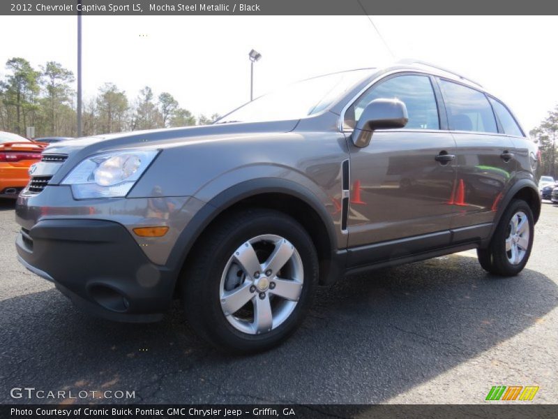 Mocha Steel Metallic / Black 2012 Chevrolet Captiva Sport LS