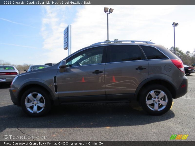 Mocha Steel Metallic / Black 2012 Chevrolet Captiva Sport LS