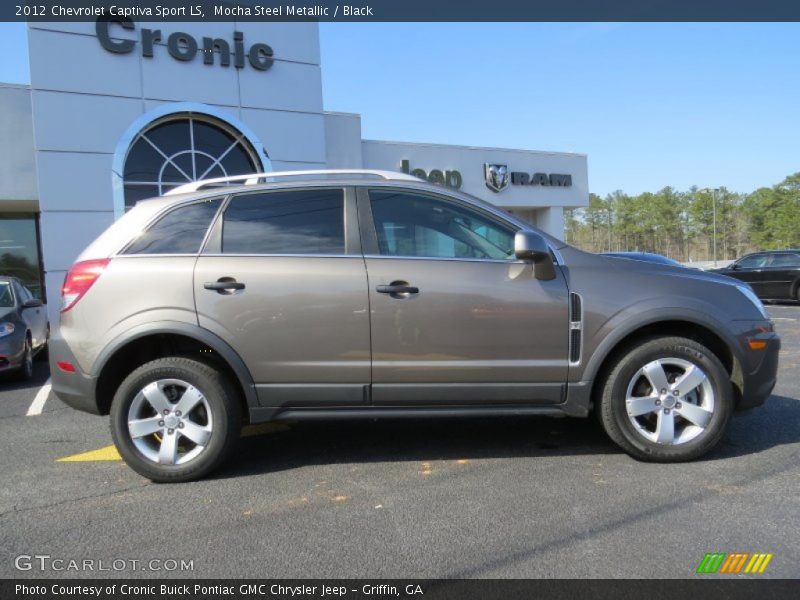 Mocha Steel Metallic / Black 2012 Chevrolet Captiva Sport LS