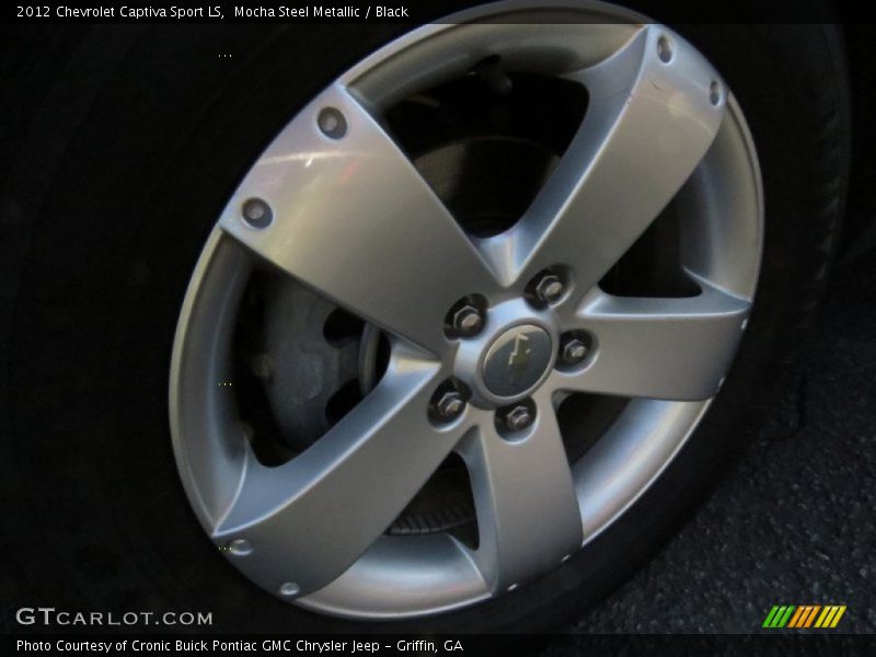 Mocha Steel Metallic / Black 2012 Chevrolet Captiva Sport LS