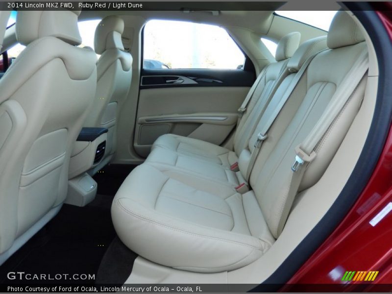 Rear Seat of 2014 MKZ FWD