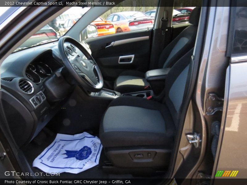 Mocha Steel Metallic / Black 2012 Chevrolet Captiva Sport LS