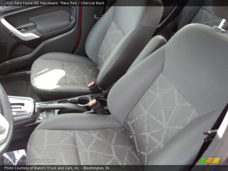 Race Red / Charcoal Black 2012 Ford Fiesta SES Hatchback