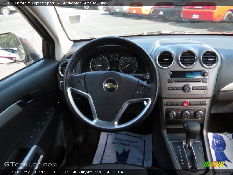 Mocha Steel Metallic / Black 2012 Chevrolet Captiva Sport LS