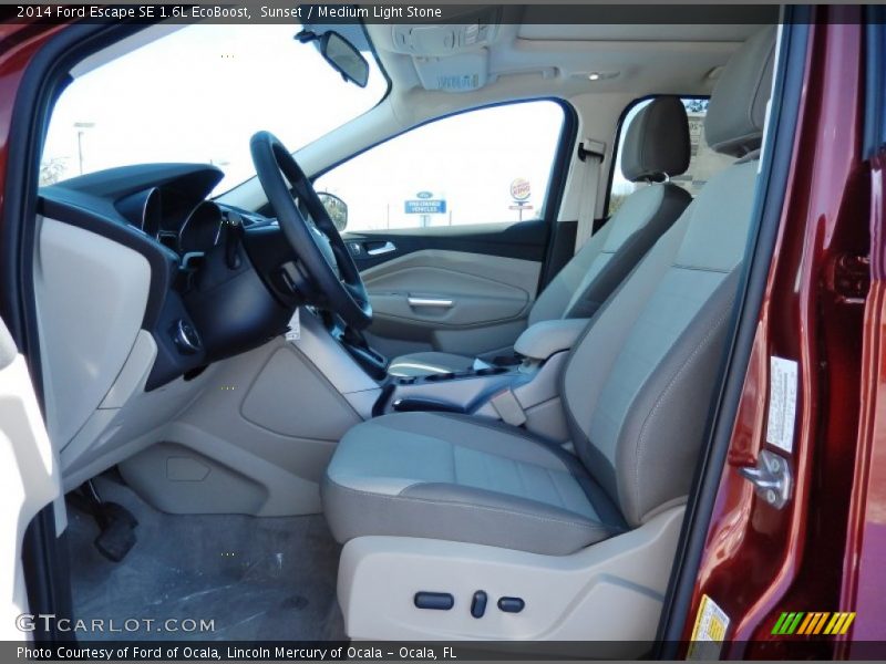 Sunset / Medium Light Stone 2014 Ford Escape SE 1.6L EcoBoost