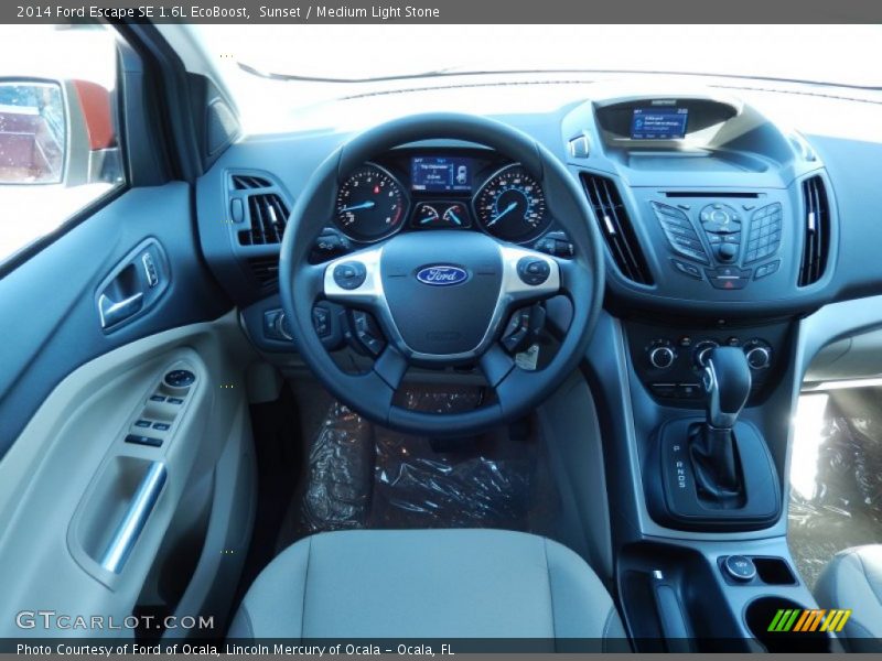 Sunset / Medium Light Stone 2014 Ford Escape SE 1.6L EcoBoost