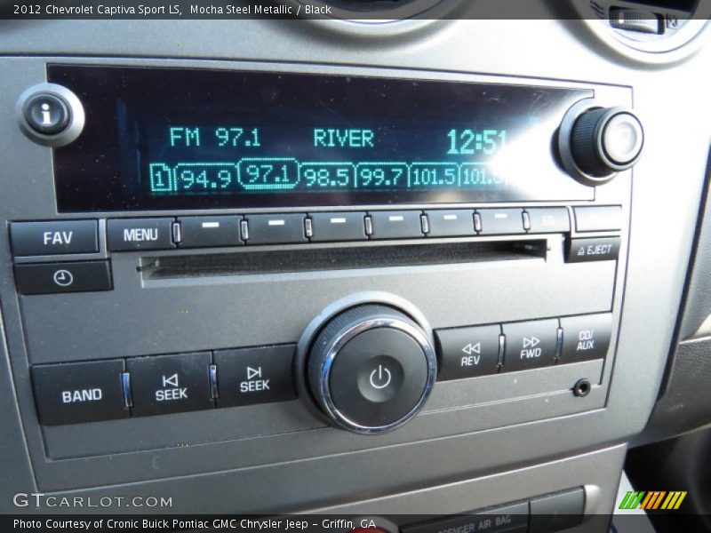 Mocha Steel Metallic / Black 2012 Chevrolet Captiva Sport LS