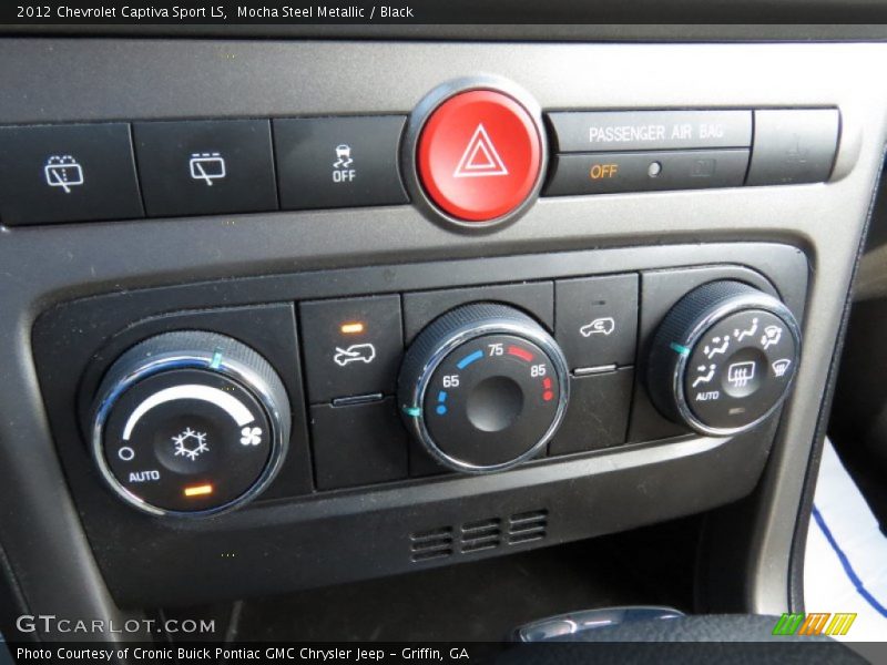 Mocha Steel Metallic / Black 2012 Chevrolet Captiva Sport LS