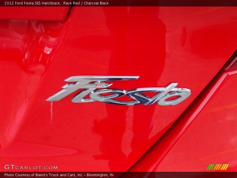Race Red / Charcoal Black 2012 Ford Fiesta SES Hatchback