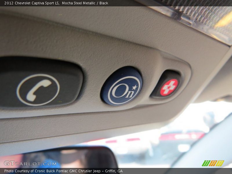 Mocha Steel Metallic / Black 2012 Chevrolet Captiva Sport LS