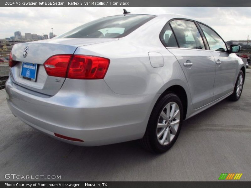 Reflex Silver Metallic / Titan Black 2014 Volkswagen Jetta SE Sedan