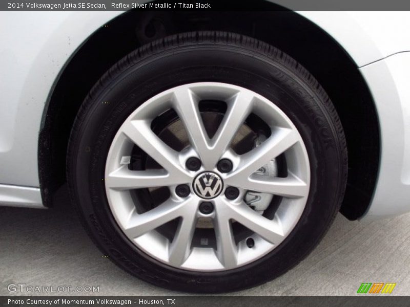 Reflex Silver Metallic / Titan Black 2014 Volkswagen Jetta SE Sedan