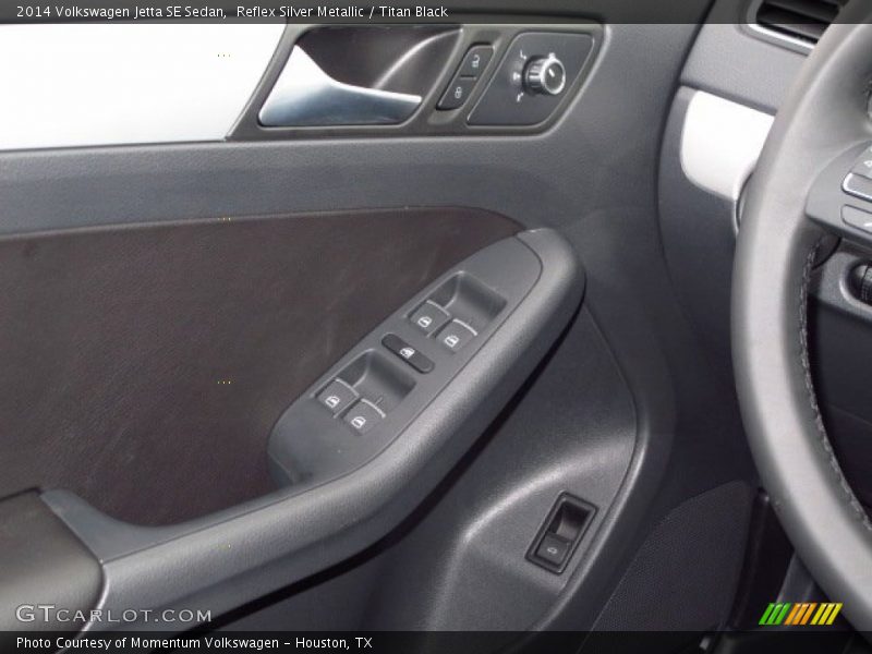Reflex Silver Metallic / Titan Black 2014 Volkswagen Jetta SE Sedan