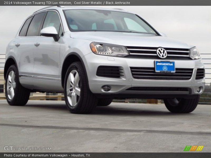 Cool Silver Metallic / Black Anthracite 2014 Volkswagen Touareg TDI Lux 4Motion