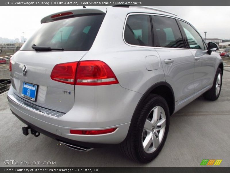 Cool Silver Metallic / Black Anthracite 2014 Volkswagen Touareg TDI Lux 4Motion