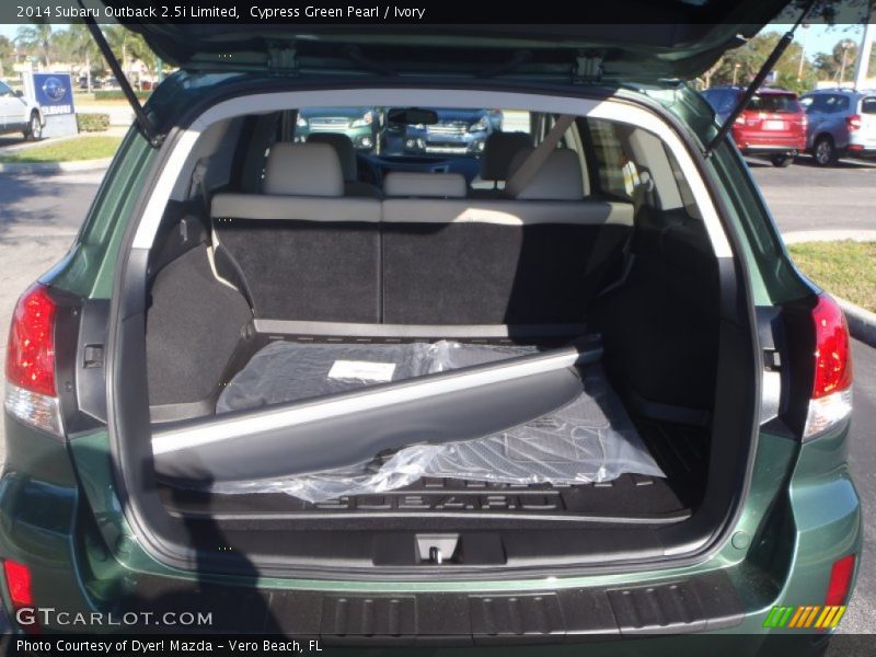  2014 Outback 2.5i Limited Trunk
