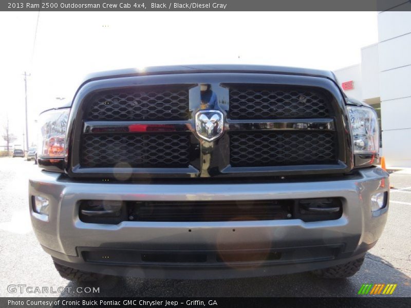 Black / Black/Diesel Gray 2013 Ram 2500 Outdoorsman Crew Cab 4x4