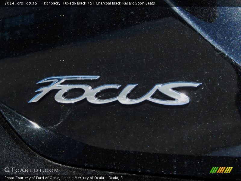 Tuxedo Black / ST Charcoal Black Recaro Sport Seats 2014 Ford Focus ST Hatchback