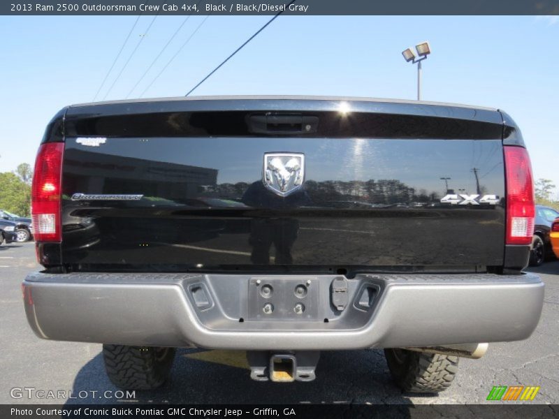 Black / Black/Diesel Gray 2013 Ram 2500 Outdoorsman Crew Cab 4x4