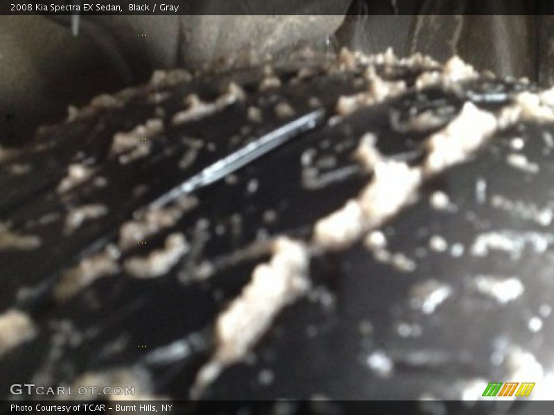 Black / Gray 2008 Kia Spectra EX Sedan