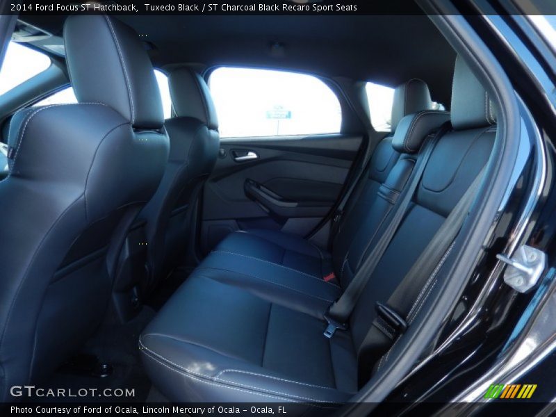 Tuxedo Black / ST Charcoal Black Recaro Sport Seats 2014 Ford Focus ST Hatchback