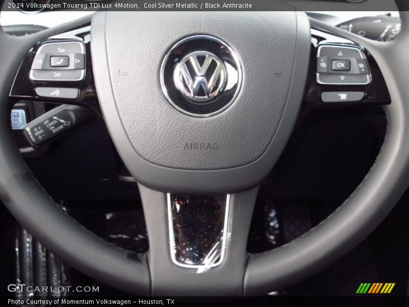 Cool Silver Metallic / Black Anthracite 2014 Volkswagen Touareg TDI Lux 4Motion