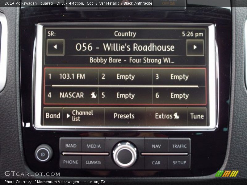 Cool Silver Metallic / Black Anthracite 2014 Volkswagen Touareg TDI Lux 4Motion