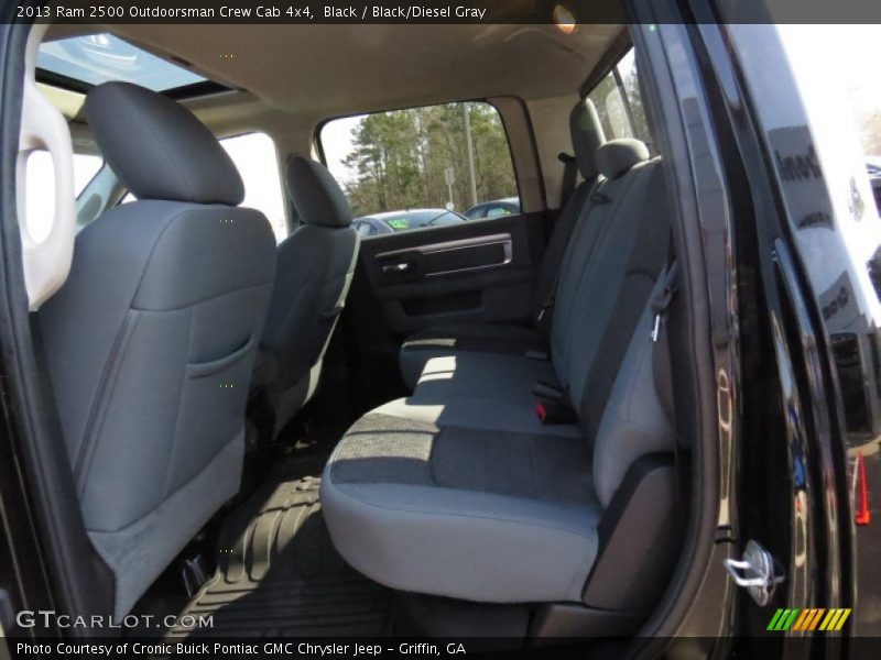Black / Black/Diesel Gray 2013 Ram 2500 Outdoorsman Crew Cab 4x4
