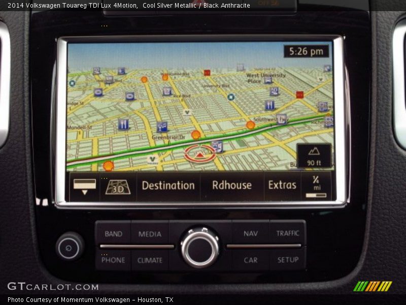 Cool Silver Metallic / Black Anthracite 2014 Volkswagen Touareg TDI Lux 4Motion