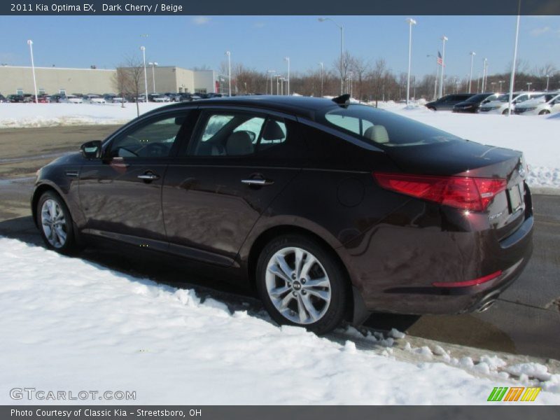 Dark Cherry / Beige 2011 Kia Optima EX