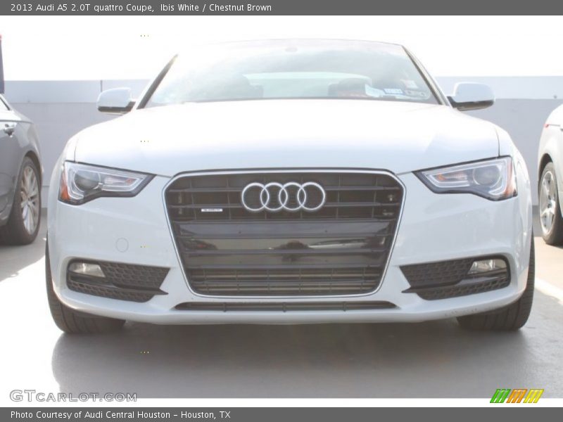 Ibis White / Chestnut Brown 2013 Audi A5 2.0T quattro Coupe