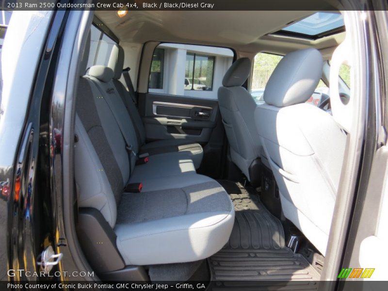 Black / Black/Diesel Gray 2013 Ram 2500 Outdoorsman Crew Cab 4x4