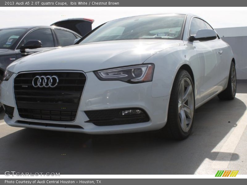 Ibis White / Chestnut Brown 2013 Audi A5 2.0T quattro Coupe