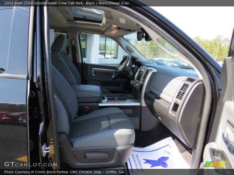 Black / Black/Diesel Gray 2013 Ram 2500 Outdoorsman Crew Cab 4x4