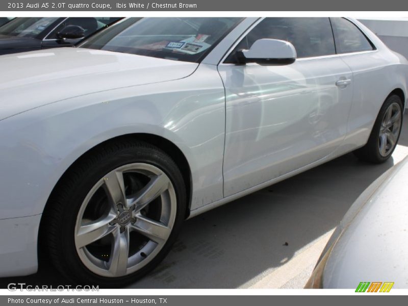 Ibis White / Chestnut Brown 2013 Audi A5 2.0T quattro Coupe