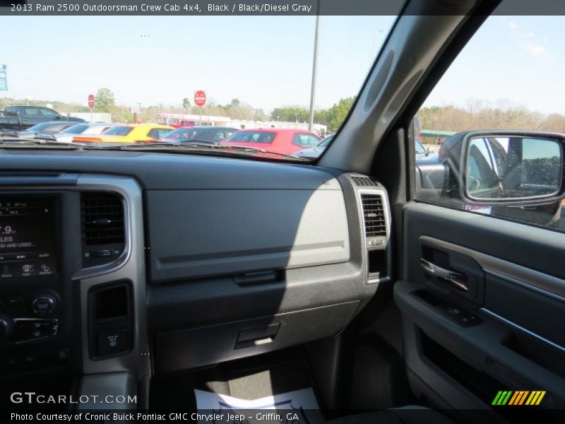 Black / Black/Diesel Gray 2013 Ram 2500 Outdoorsman Crew Cab 4x4