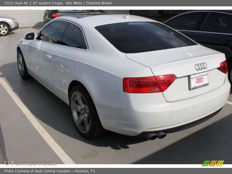Ibis White / Chestnut Brown 2013 Audi A5 2.0T quattro Coupe