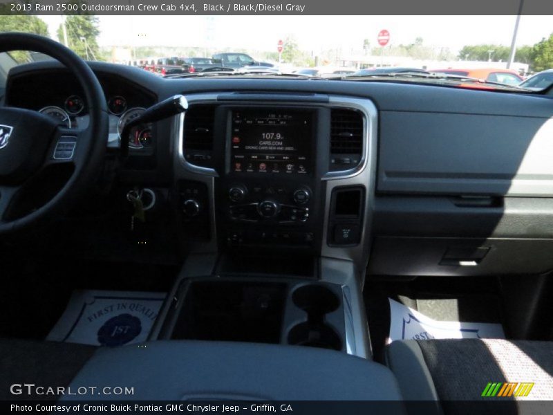Black / Black/Diesel Gray 2013 Ram 2500 Outdoorsman Crew Cab 4x4