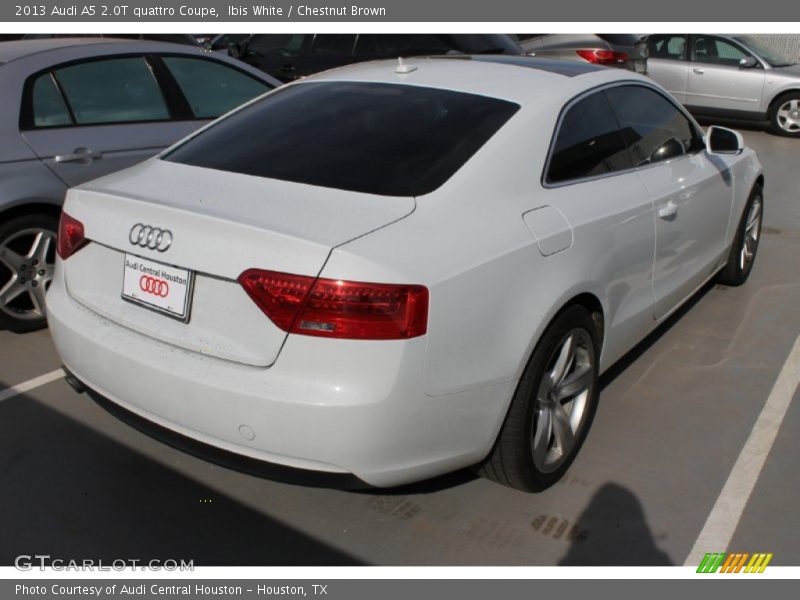 Ibis White / Chestnut Brown 2013 Audi A5 2.0T quattro Coupe