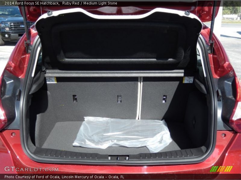 Ruby Red / Medium Light Stone 2014 Ford Focus SE Hatchback