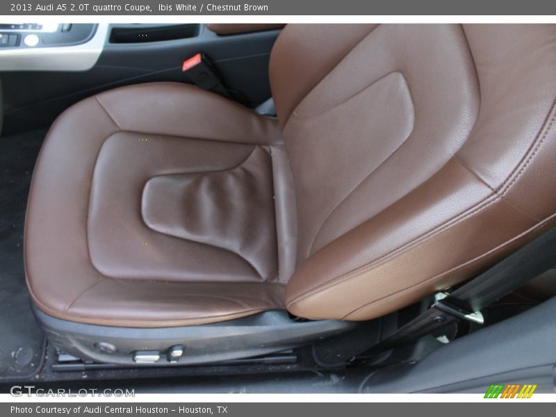 Ibis White / Chestnut Brown 2013 Audi A5 2.0T quattro Coupe