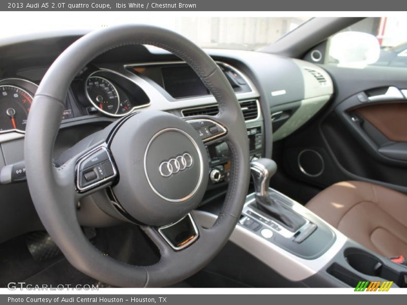 Ibis White / Chestnut Brown 2013 Audi A5 2.0T quattro Coupe