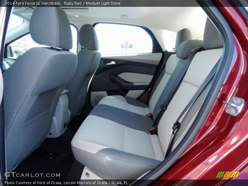 Ruby Red / Medium Light Stone 2014 Ford Focus SE Hatchback