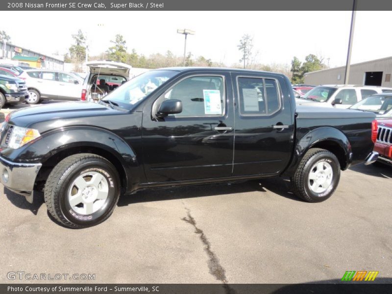 Super Black / Steel 2008 Nissan Frontier SE Crew Cab
