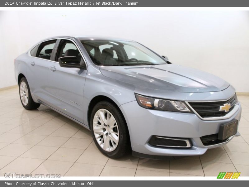 Silver Topaz Metallic / Jet Black/Dark Titanium 2014 Chevrolet Impala LS