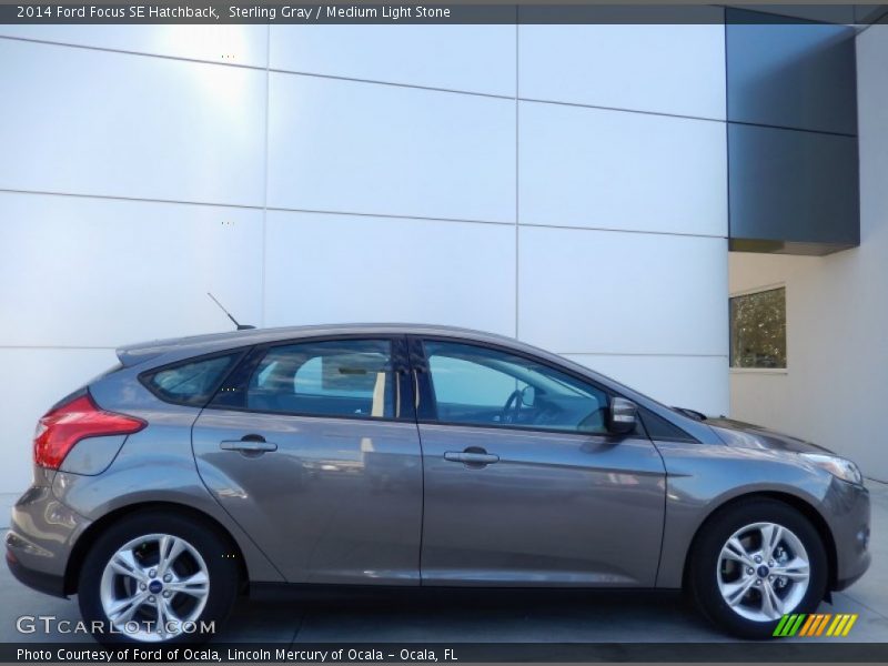 Sterling Gray / Medium Light Stone 2014 Ford Focus SE Hatchback
