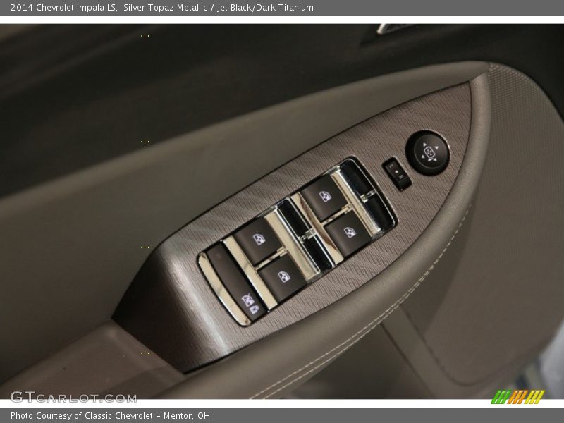 Silver Topaz Metallic / Jet Black/Dark Titanium 2014 Chevrolet Impala LS